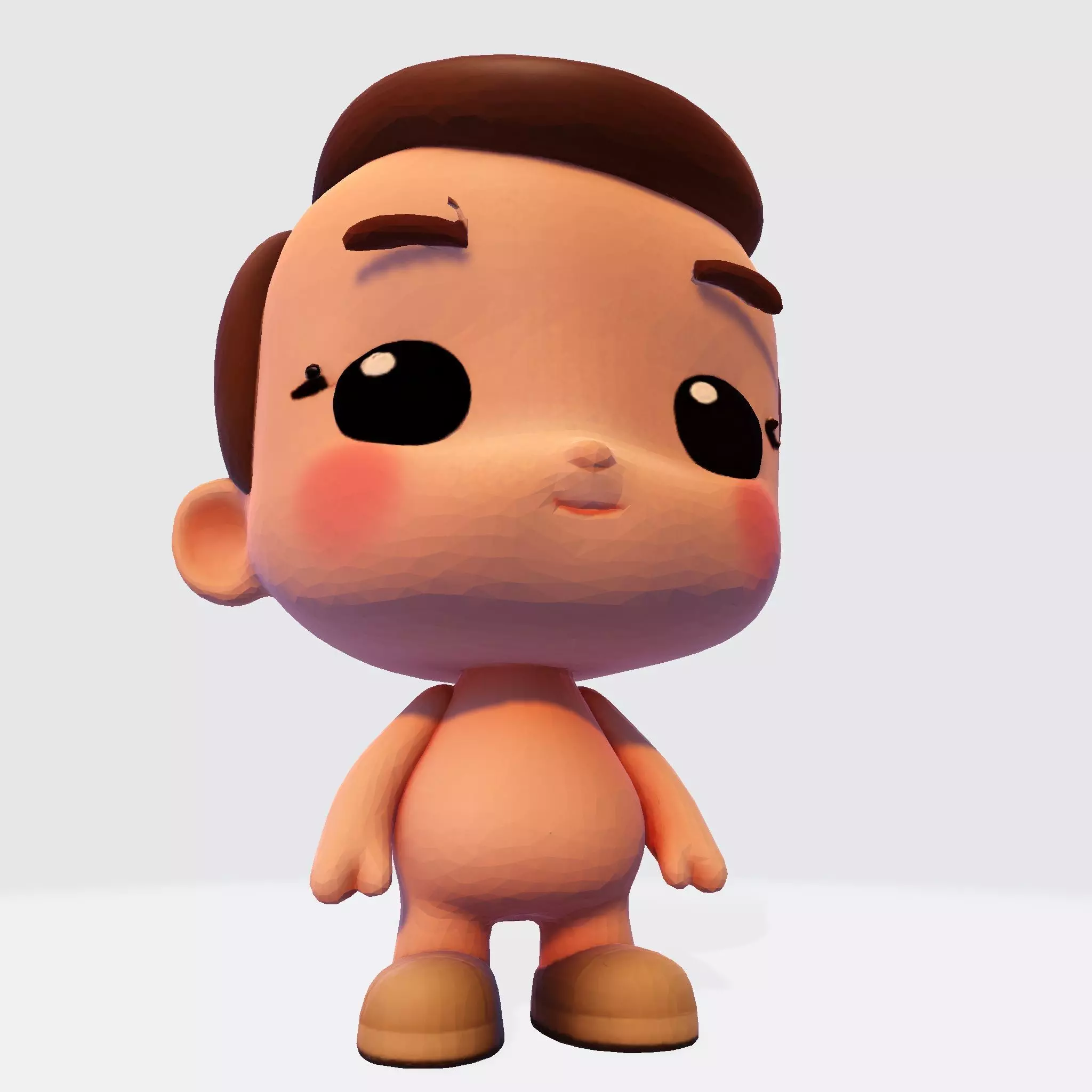 Cute Chibi Boy 3D Print Model 3D print model_17