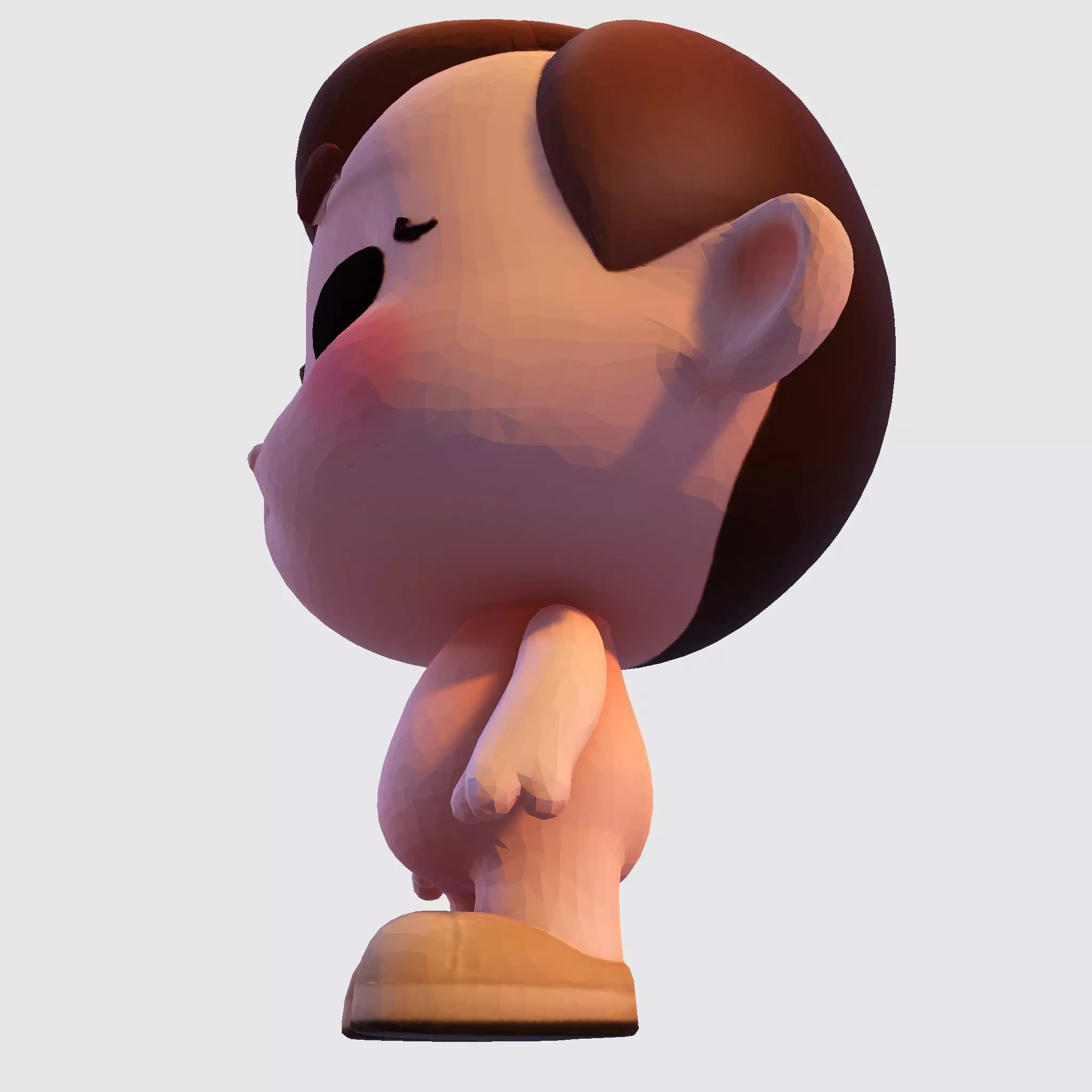 Cute Chibi Boy 3D Print Model 3D print model_21