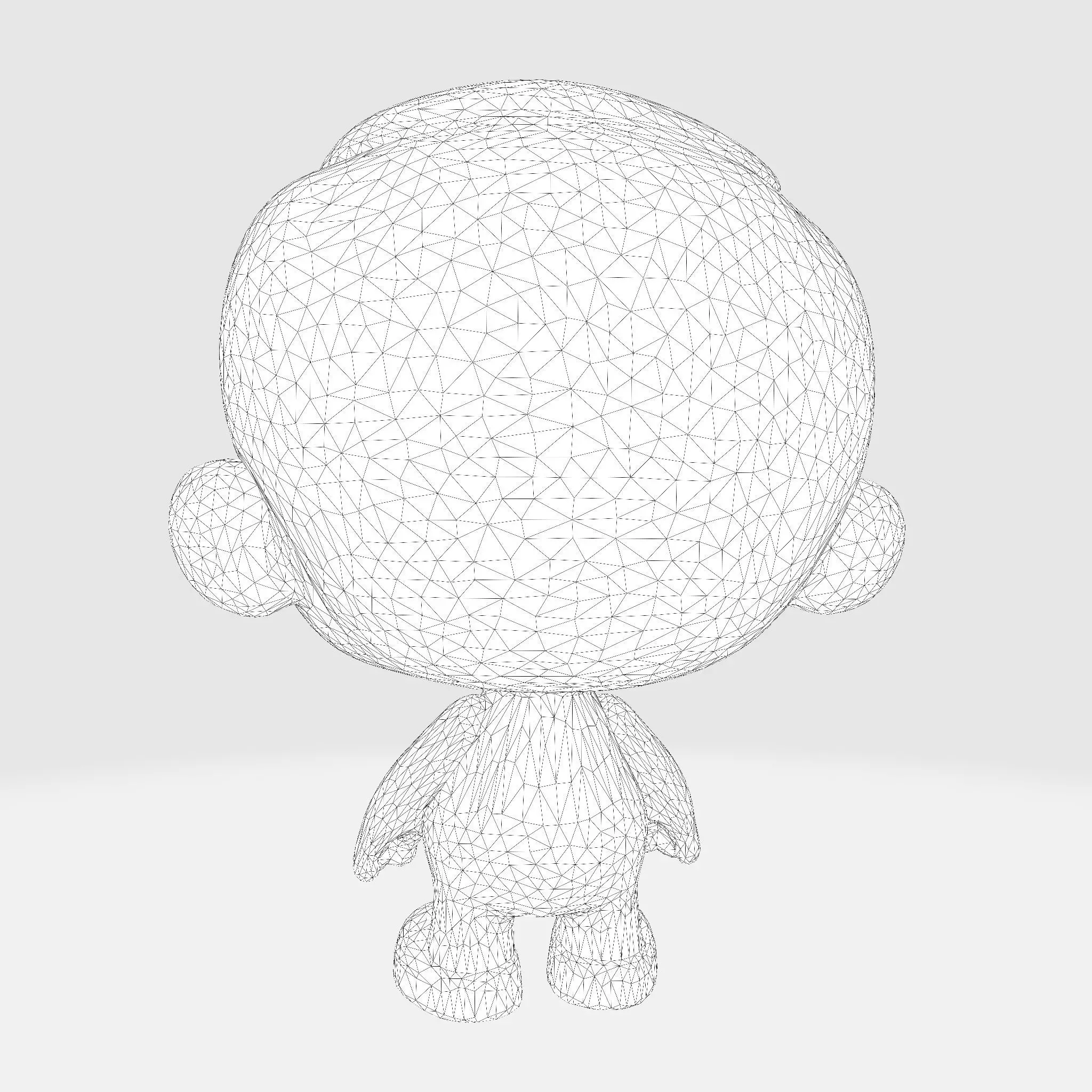 Cute Chibi Boy 3D Print Model 3D print model_39