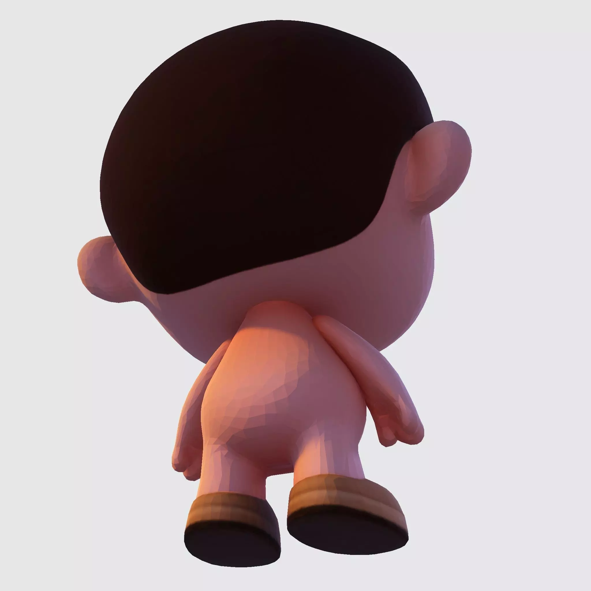 Cute Chibi Boy 3D Print Model 3D print model_20