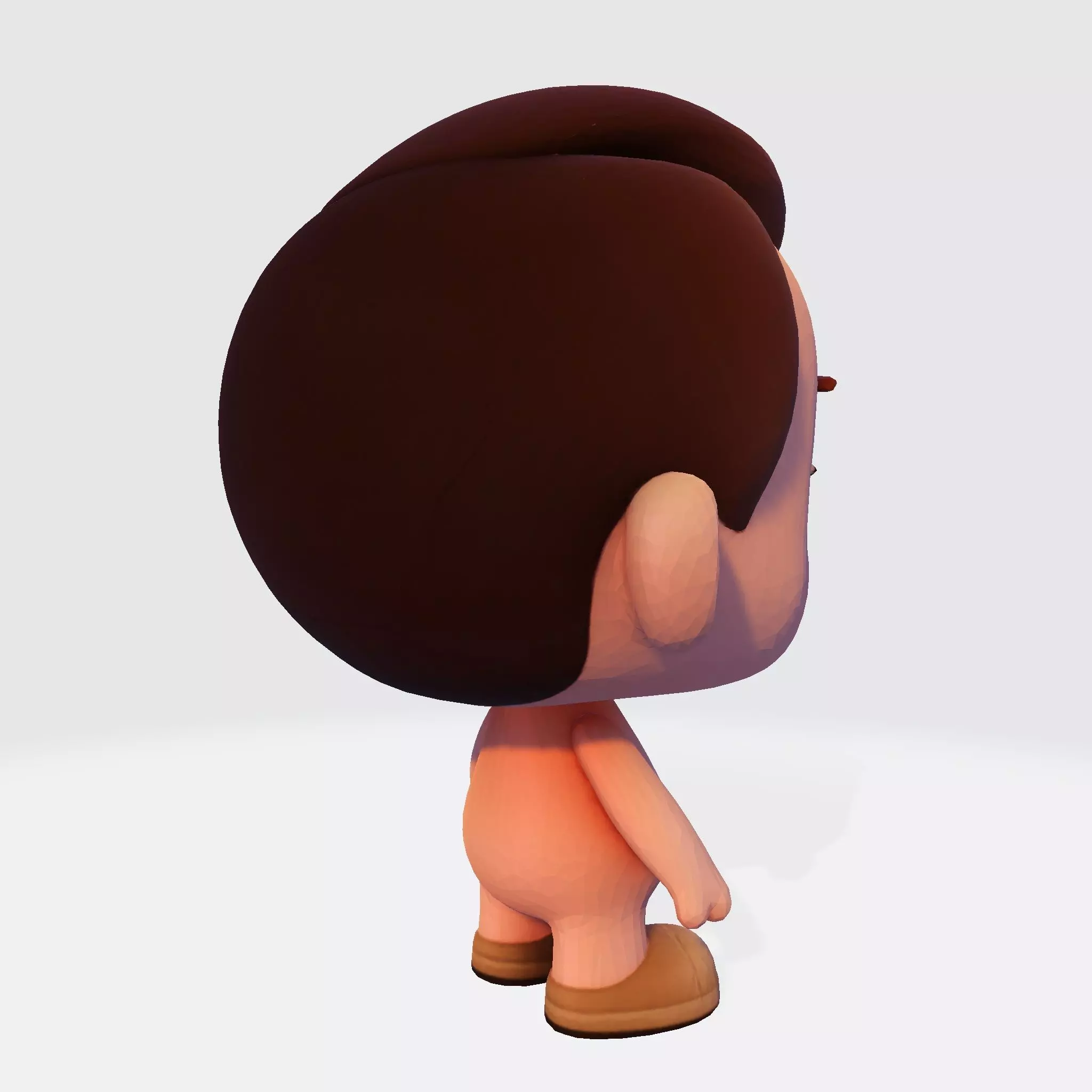 Cute Chibi Boy 3D Print Model 3D print model_6