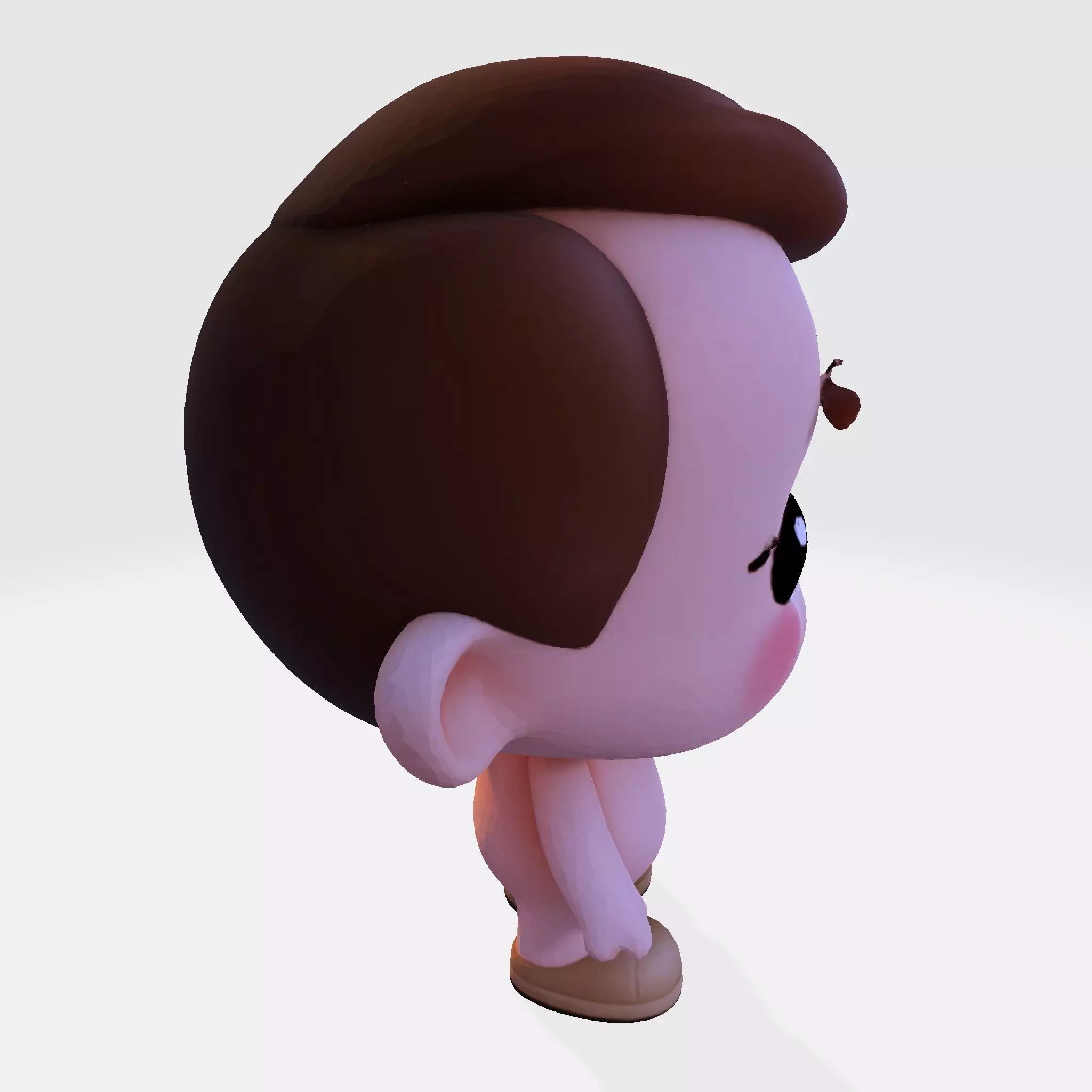Cute Chibi Boy 3D Print Model 3D print model_15
