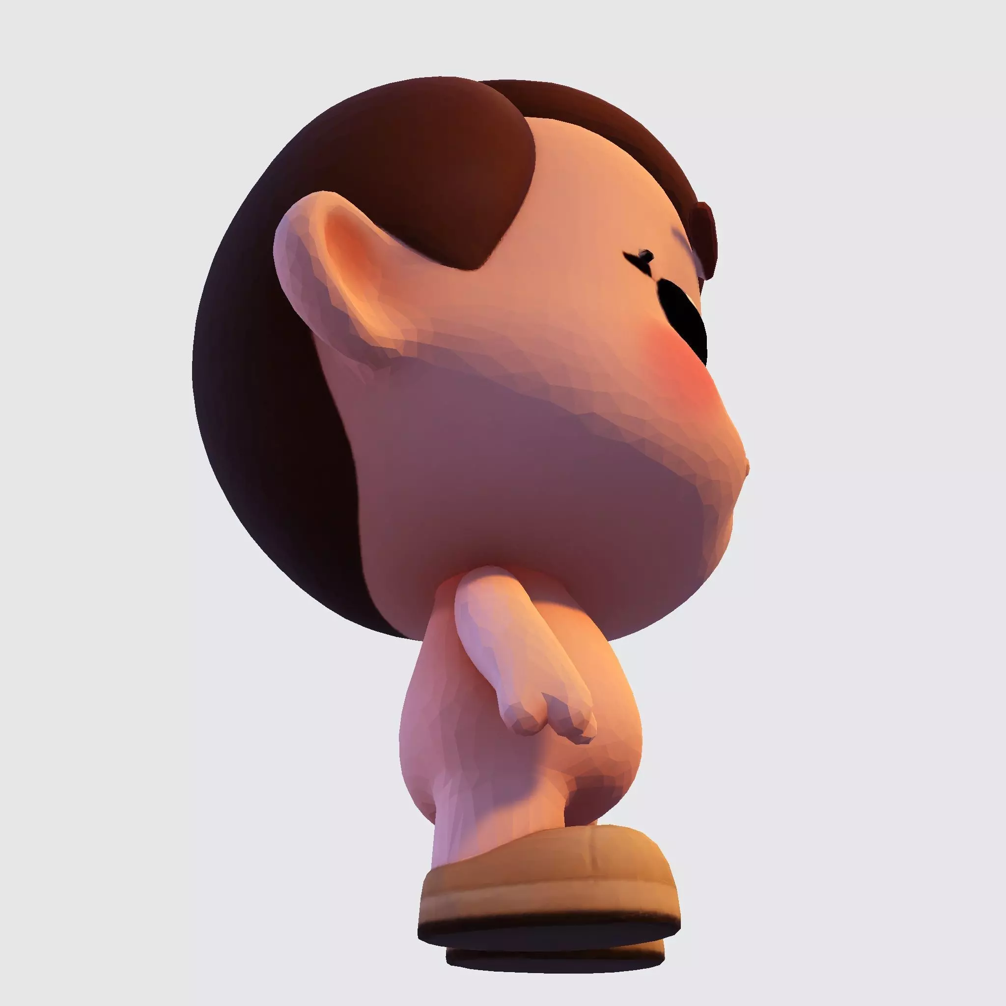 Cute Chibi Boy 3D Print Model 3D print model_26