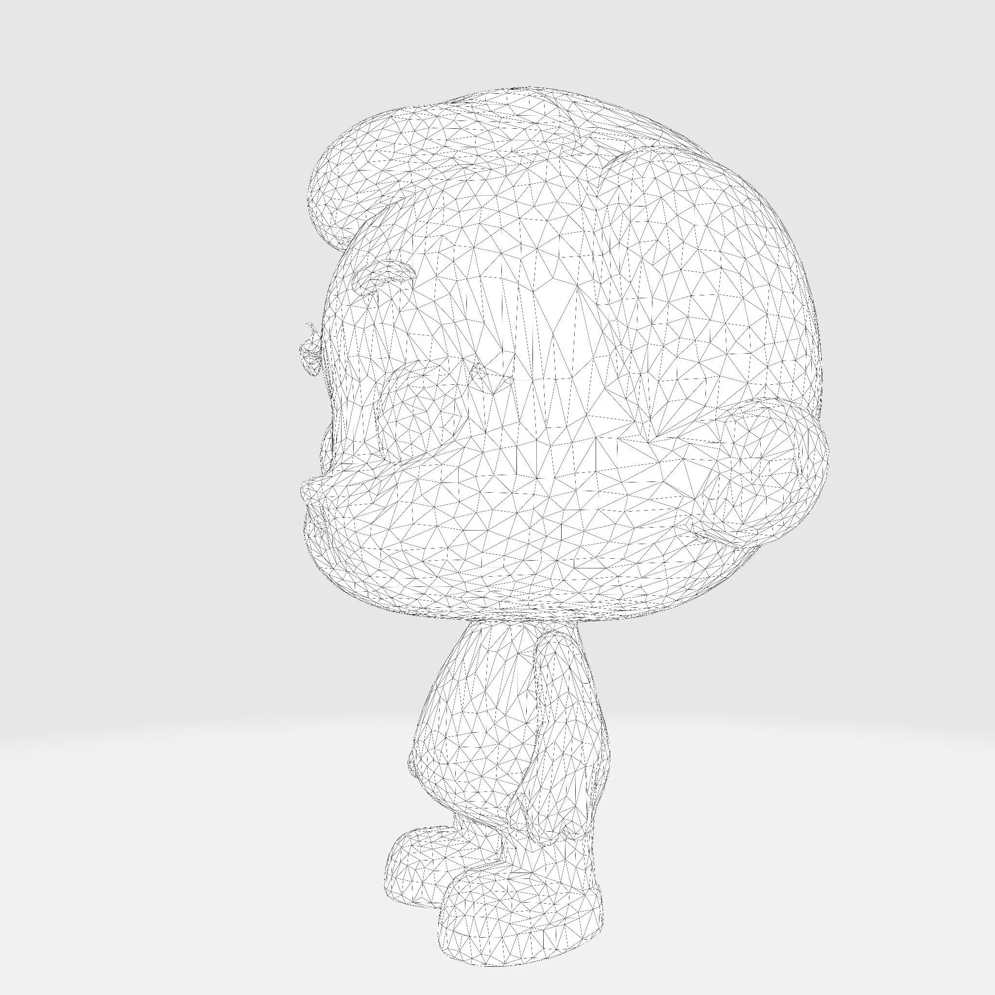 Cute Chibi Boy 3D Print Model 3D print model_36