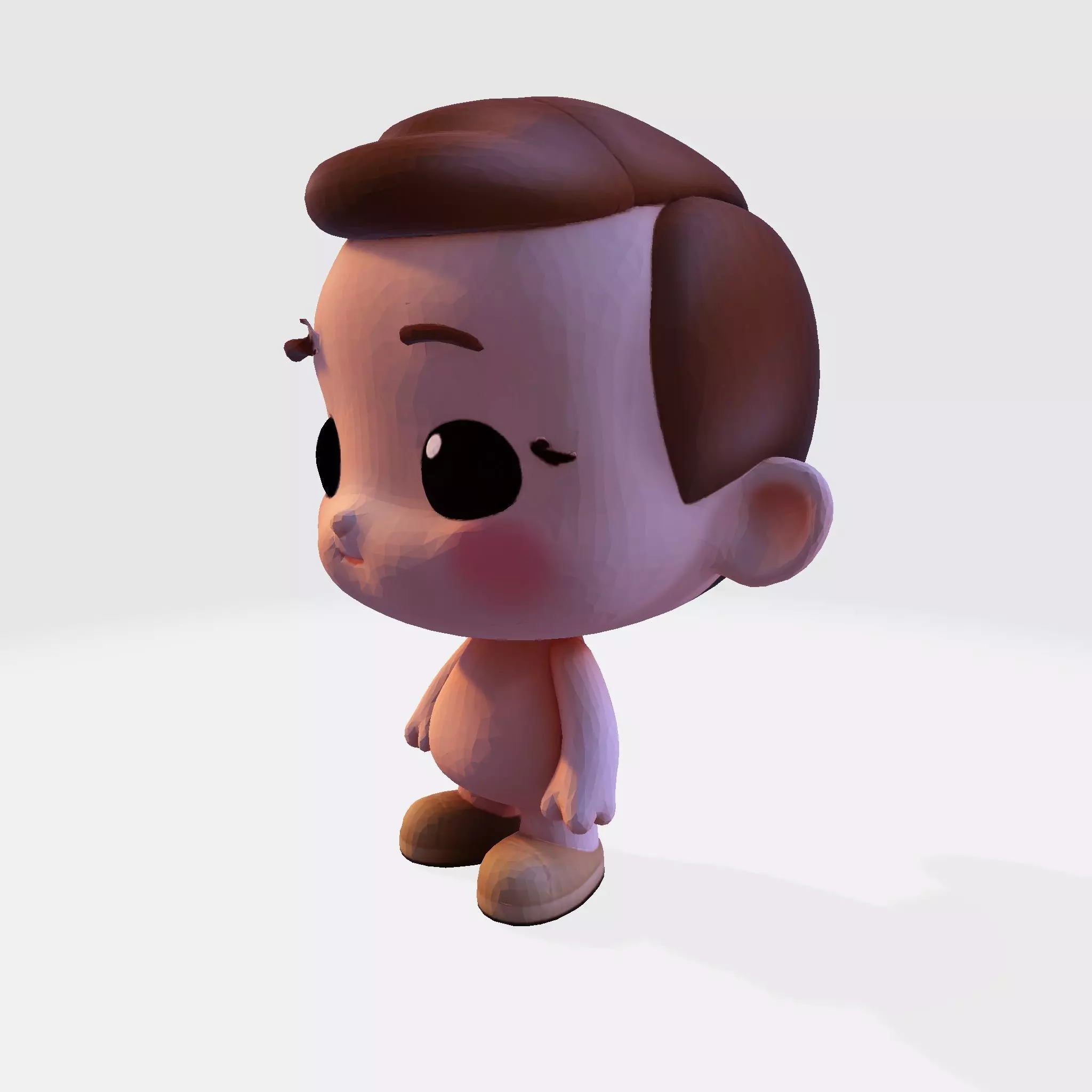 Cute Chibi Boy 3D Print Model 3D print model_2