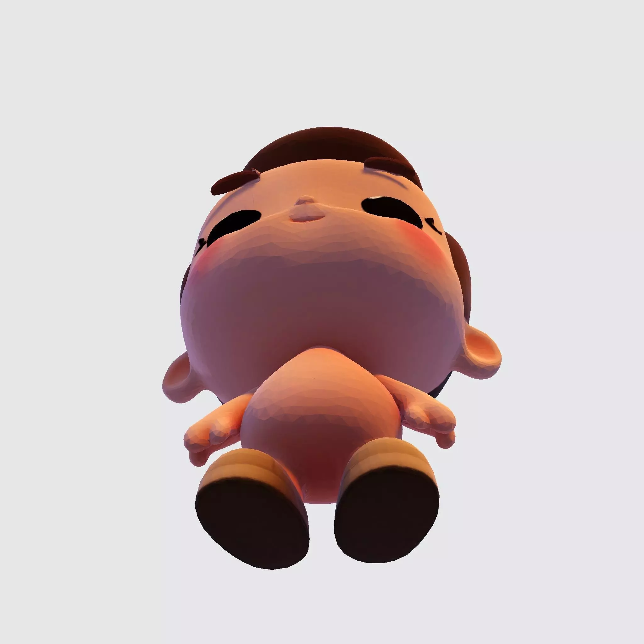 Cute Chibi Boy 3D Print Model 3D print model_10