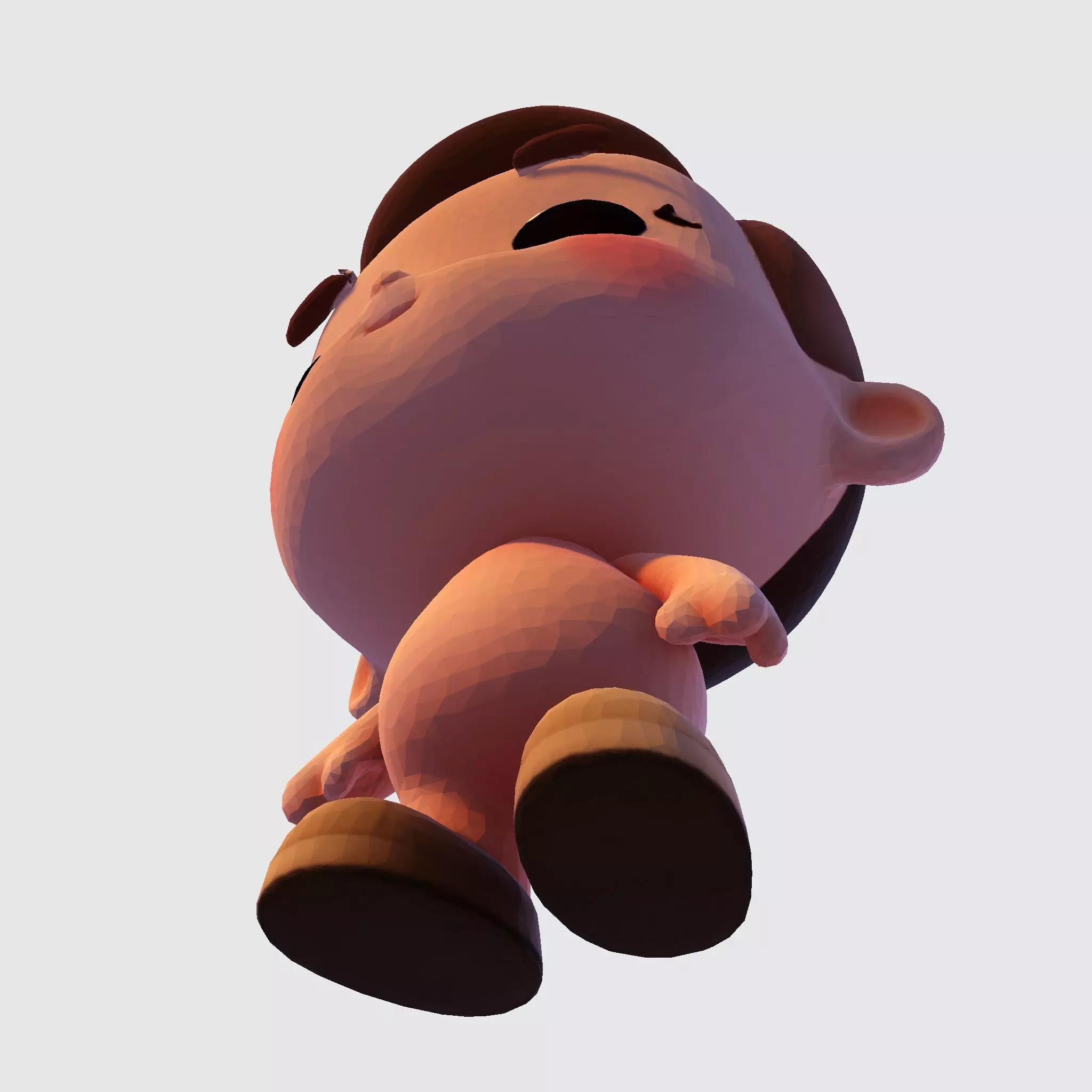 Cute Chibi Boy 3D Print Model 3D print model_19