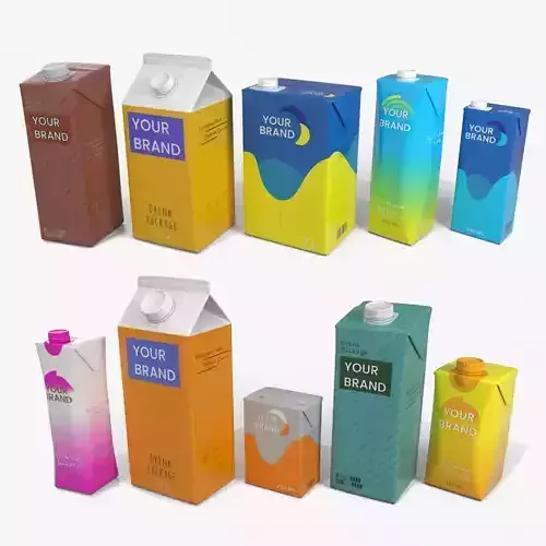 Beverage Carton Mixed 10-Pack - Customizable Bundle