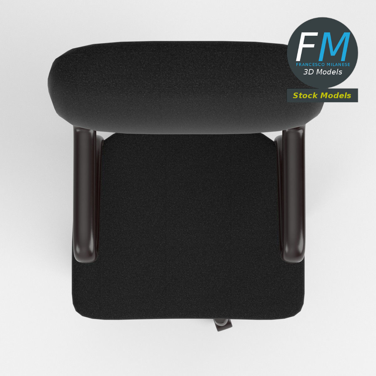 Office chair 1 3D model_6