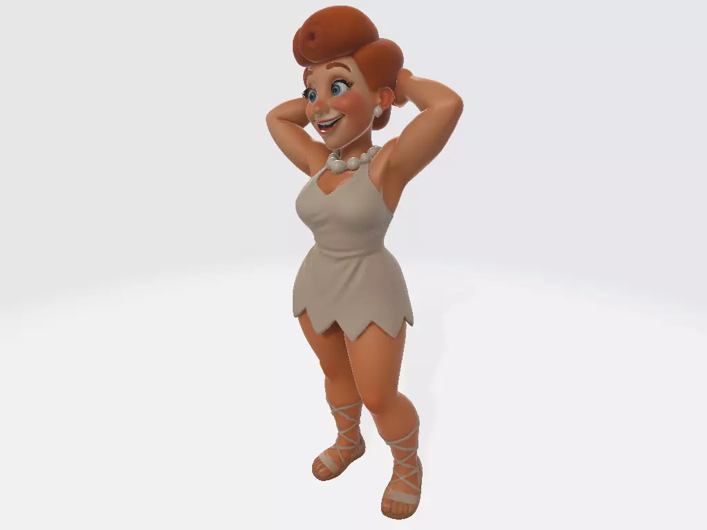 The Flintstones Wilma Flintstone Sex 3D print model_1