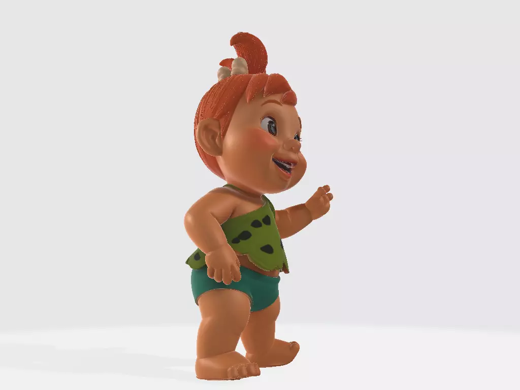 The Flintstones Pedrita Flintstone 3D print model_4