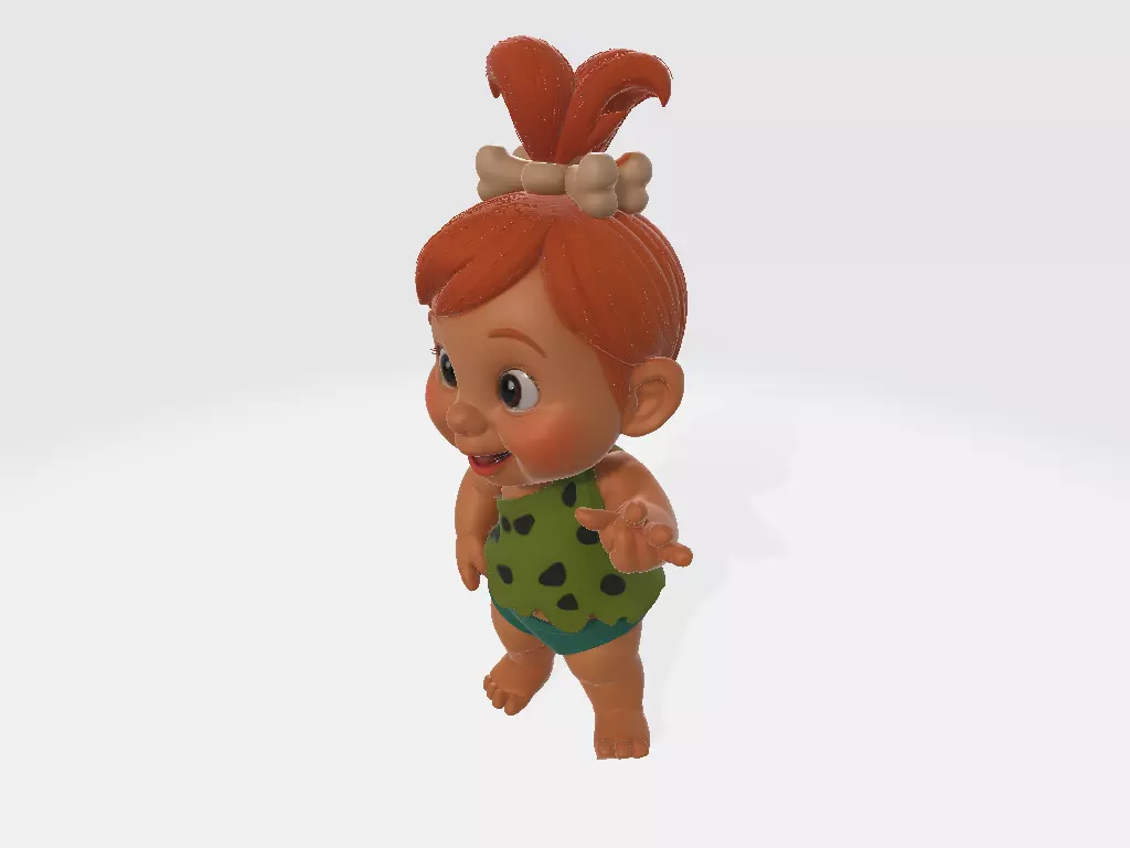 The Flintstones Pedrita Flintstone 3D print model_5