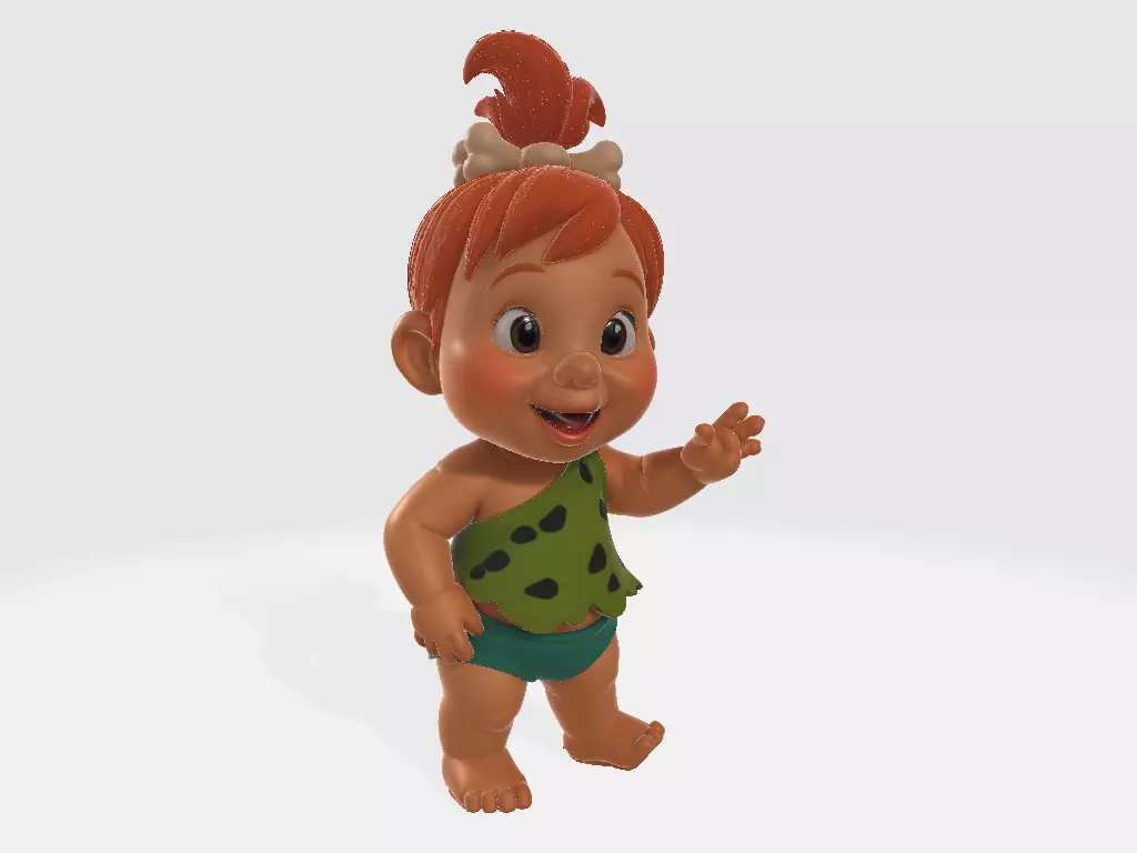 The Flintstones Pedrita Flintstone 3D print model_0