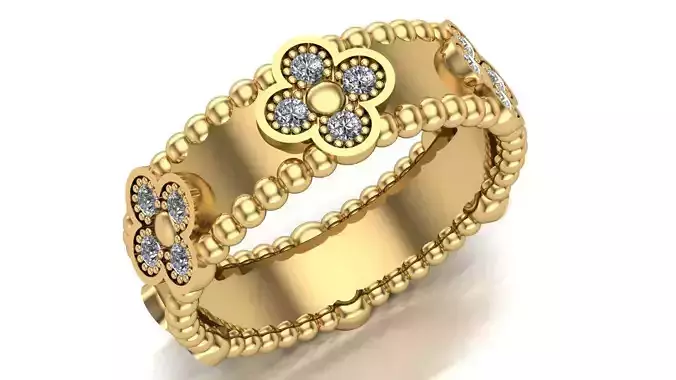 Clover ring 