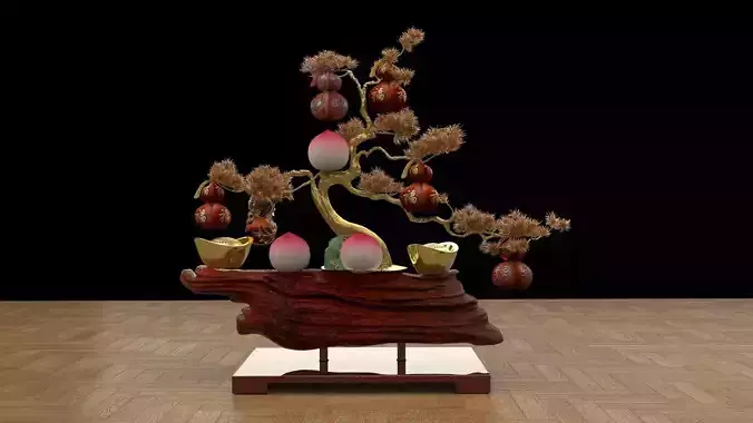 Chinese gourd tree  figure 
