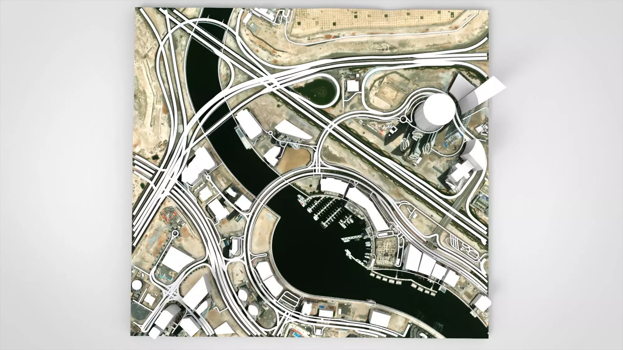 Business Bay Dubai United Arab Emirates 3D model_4