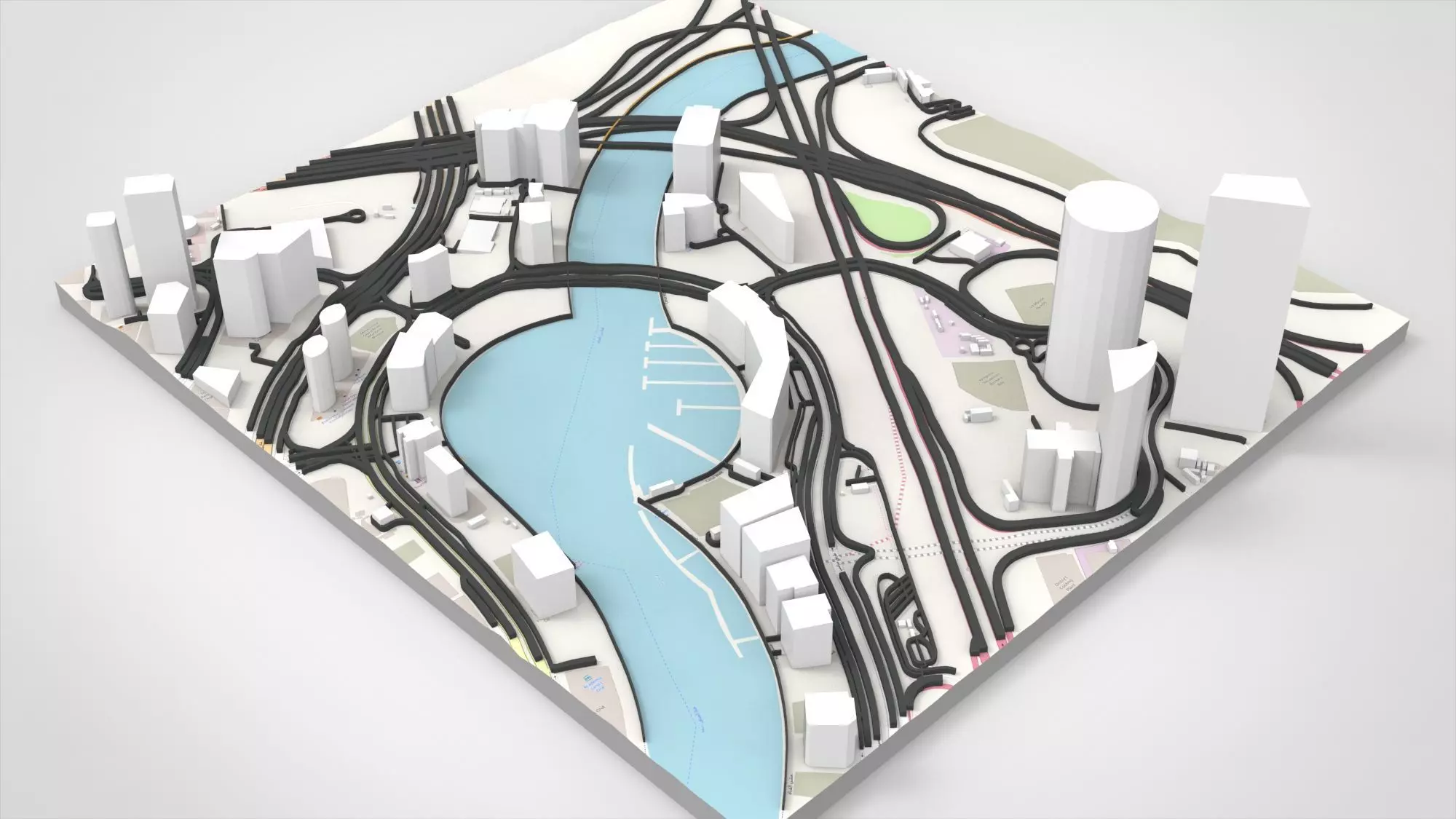 Business Bay Dubai United Arab Emirates 3D model_5