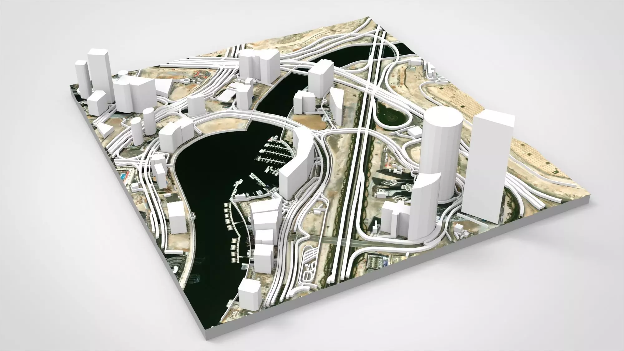 Business Bay Dubai United Arab Emirates 3D model_9