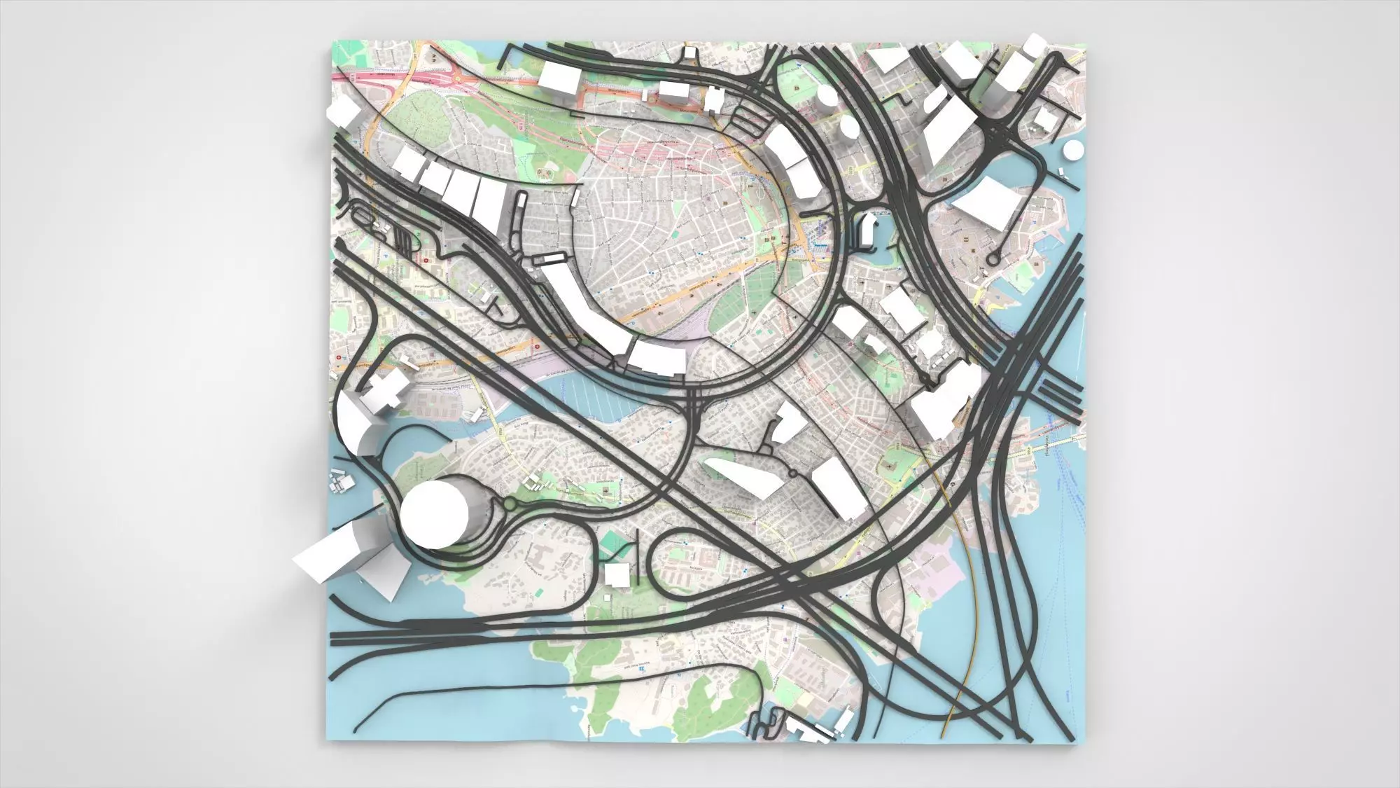 Business Bay Dubai United Arab Emirates 3D model_8