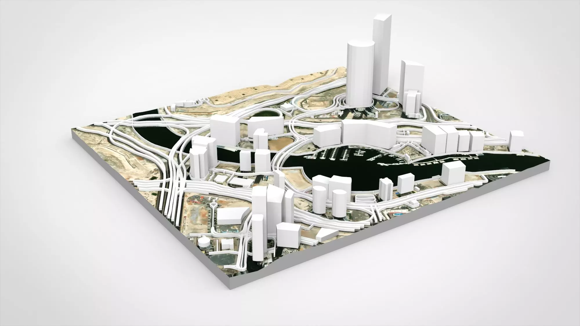 Business Bay Dubai United Arab Emirates 3D model_11