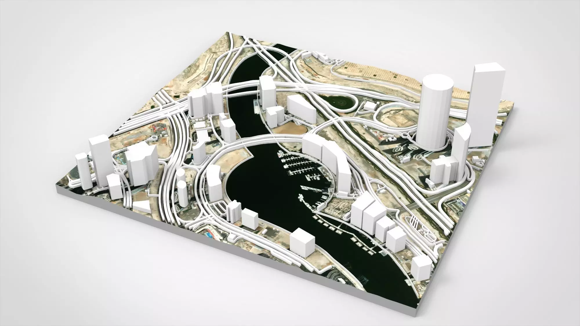 Business Bay Dubai United Arab Emirates 3D model_7