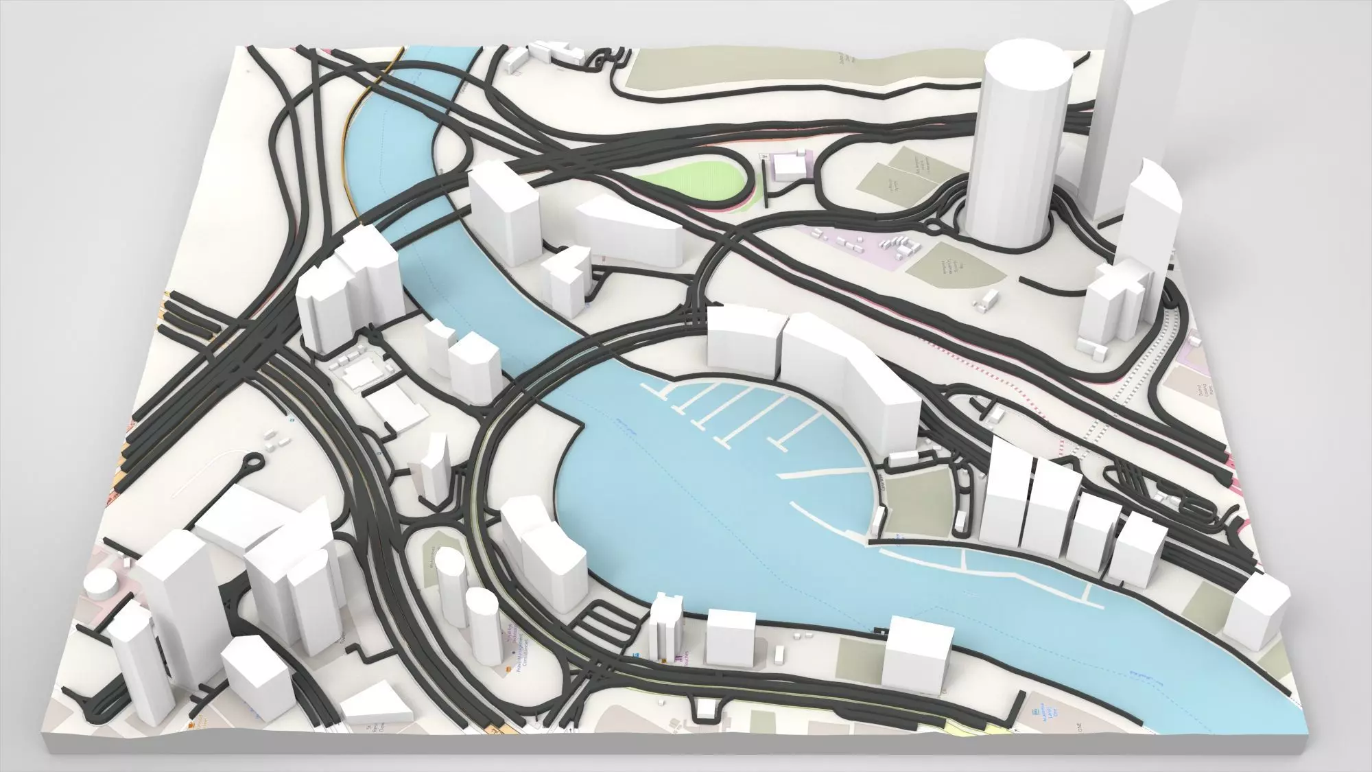 Business Bay Dubai United Arab Emirates 3D model_2