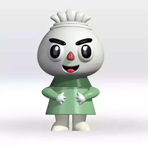 Spooky the monsters pop mart STL 3D Model 3mf Multicolor