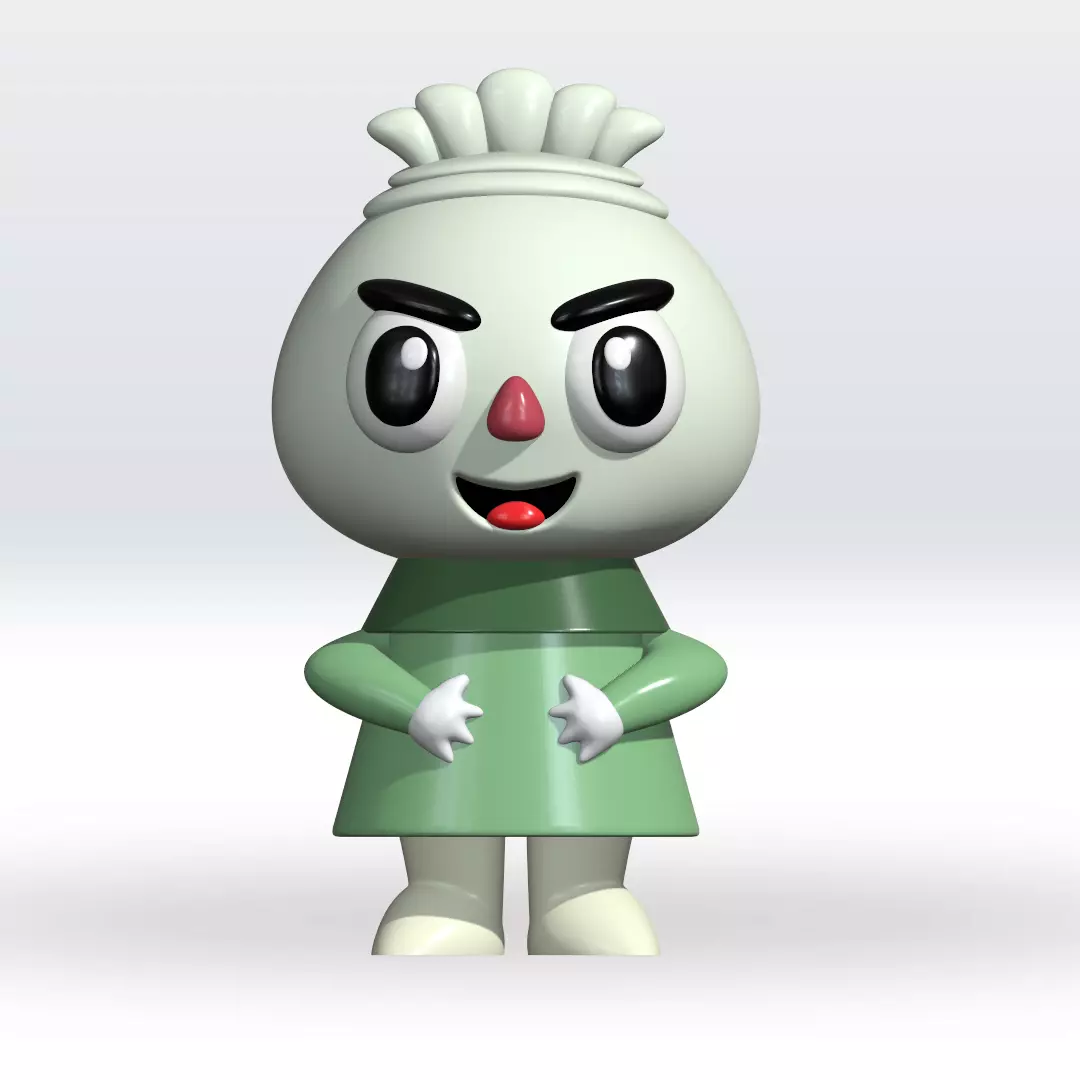Spooky the monsters pop mart STL 3D Model 3mf Multicolor 3D print model