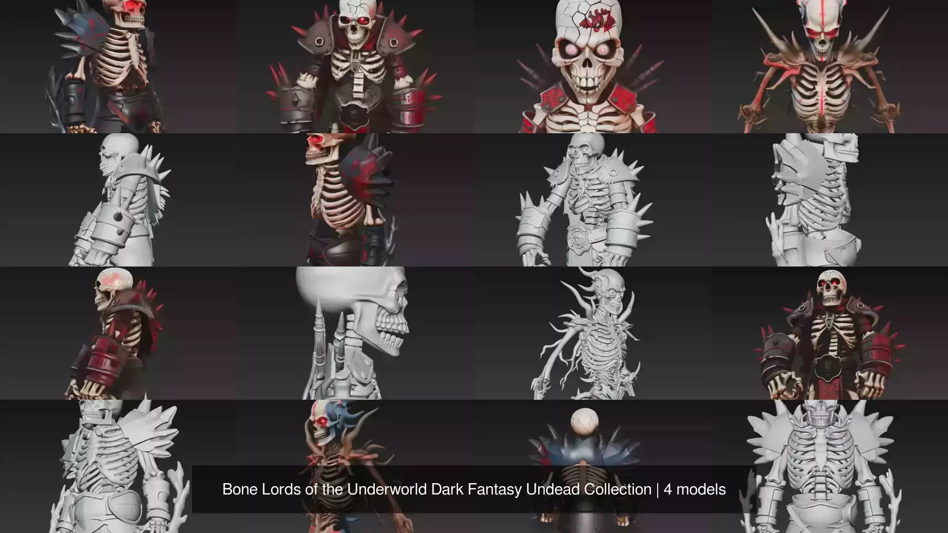 Bone Lords of the Underworld Dark Fantasy Undead Collection _0