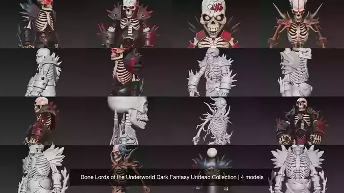 Bone Lords of the Underworld Dark Fantasy Undead Collection  Bone Lords of the Underworld Dark Fantasy Undead Collection