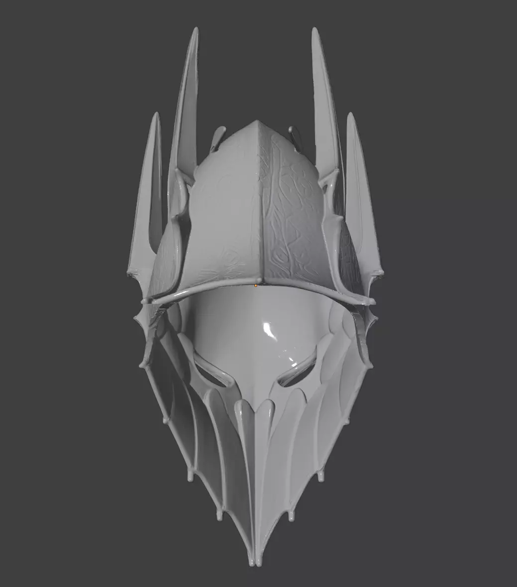 SAURON HELMET 3D print model_5