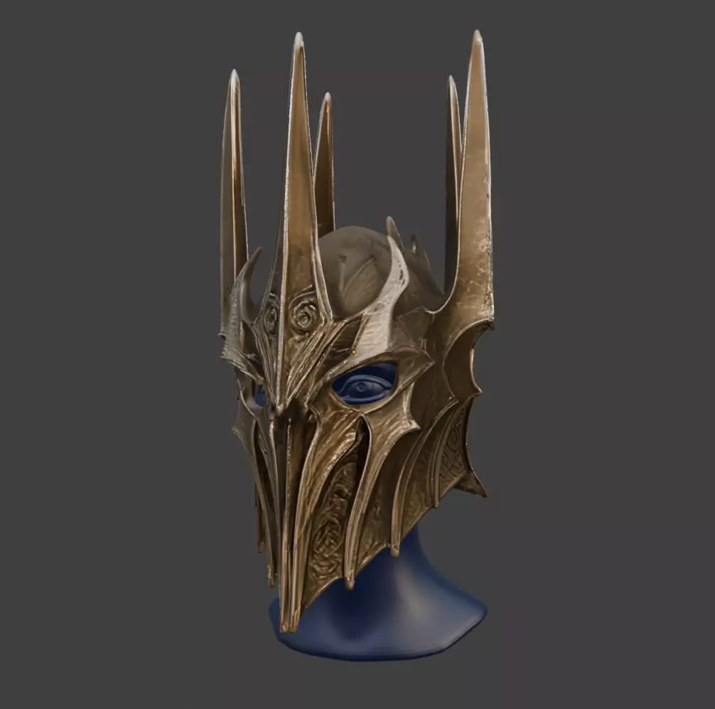 SAURON HELMET 3D print model_0