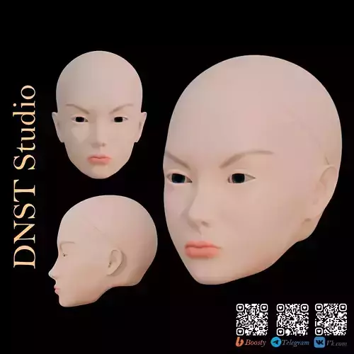 BJD Female head Mold 1
