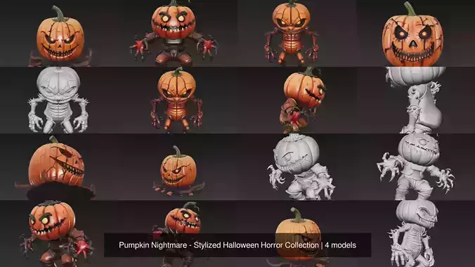 Pumpkin Nightmare - Stylized Halloween Horror Collection 