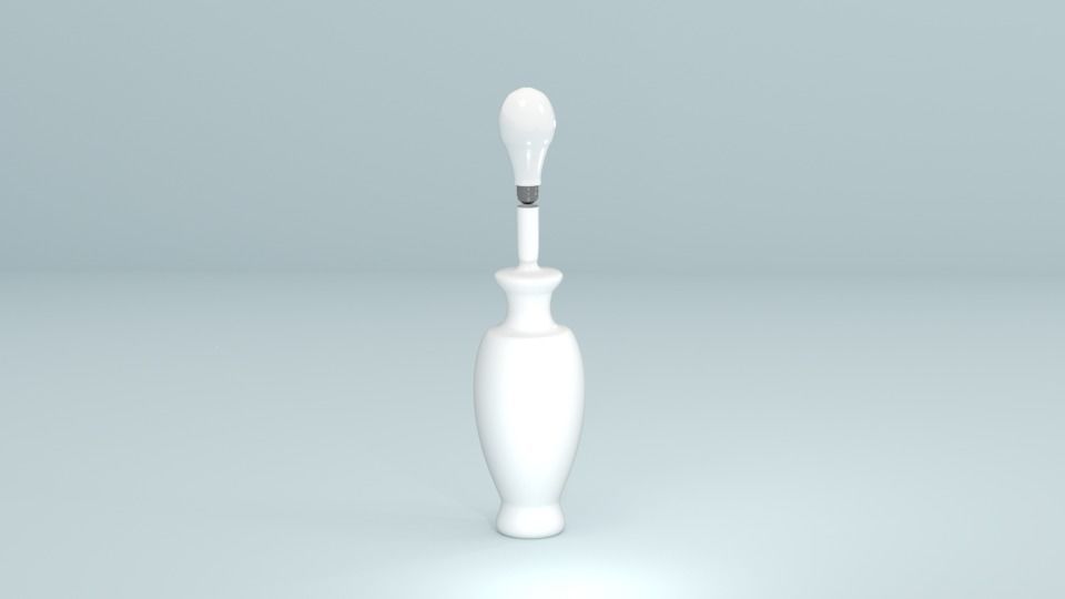 Table Lamp 3D model_3