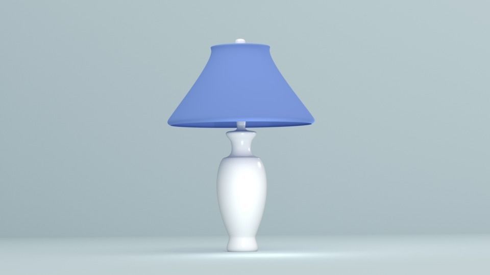 Table Lamp 3D model_0