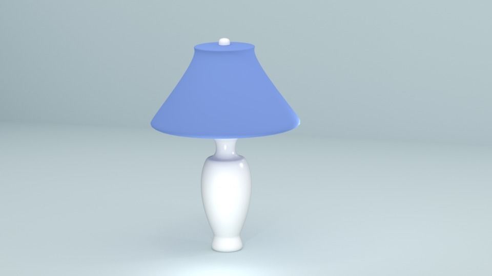 Table Lamp 3D model_2