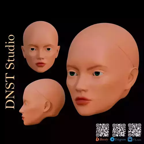 BJD Female head Mold 2