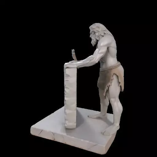 Caveman Carving 3D print model_18