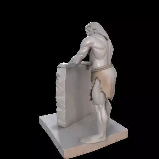 Caveman Carving 3D print model_15