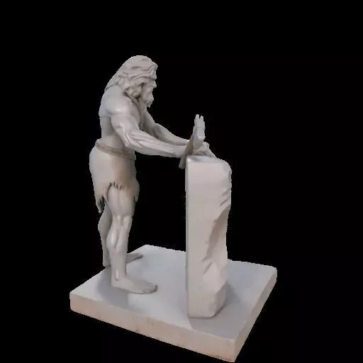 Caveman Carving 3D print model_2