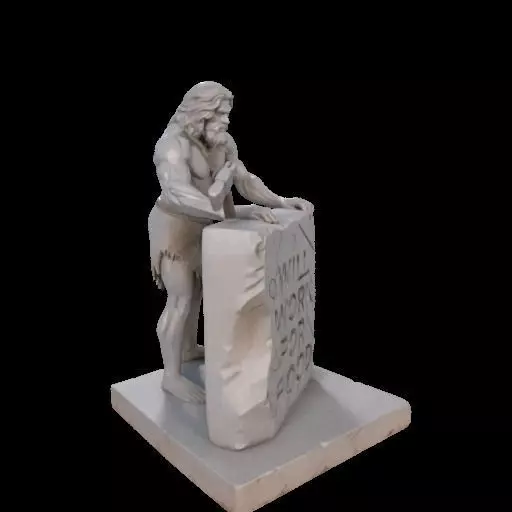 Caveman Carving 3D print model_28
