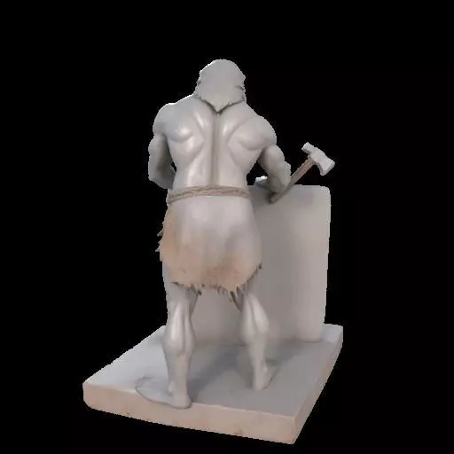 Caveman Carving 3D print model_10