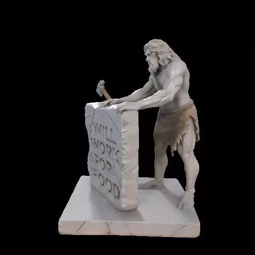 Caveman Carving 3D print model_20