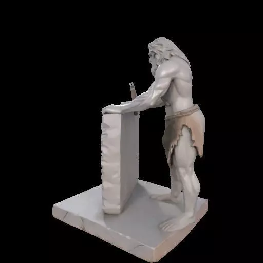 Caveman Carving 3D print model_17