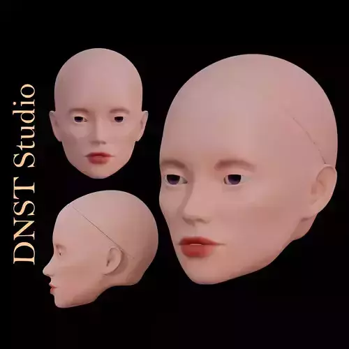 BJD Female head Mold 3