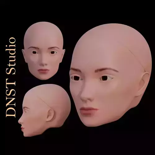 BJD Female head Mold 4