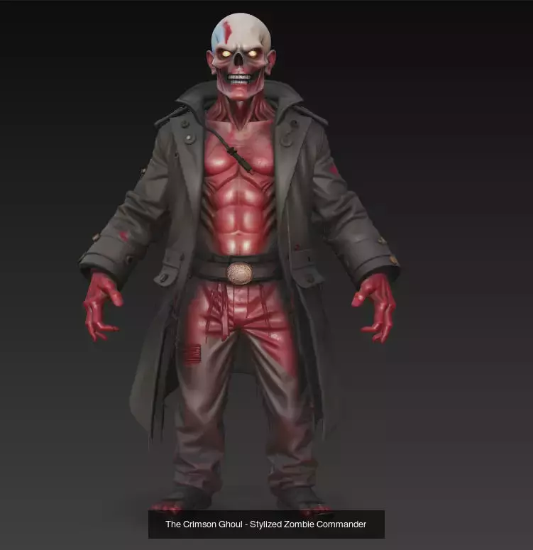 The Crimson Dead  Stylized Zombie Horror Collection _2