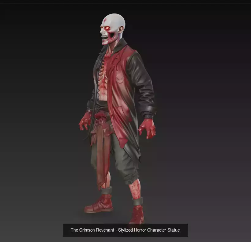 The Crimson Dead  Stylized Zombie Horror Collection _1