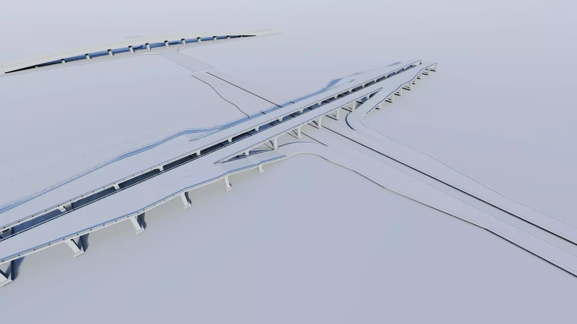 Road Pack - Extended-City Roads  3D model_16